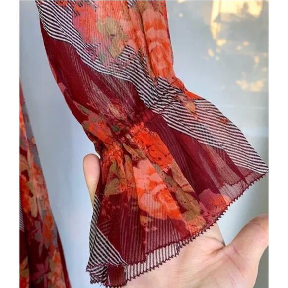 Soft Surroundings Boho Romantic asymmetrical Autumn whimsical long Dress Size-M - Picture 8 of 8